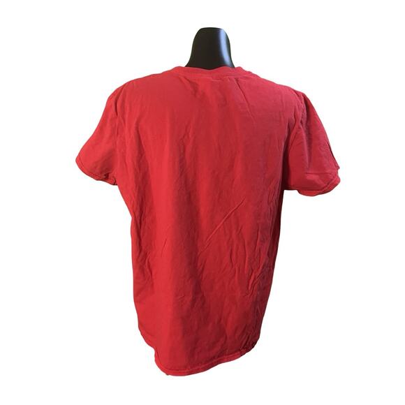 Girls Rock Austin T-Shirt Large Red Graphic Band Guitar Music Festival Tee - Picture 2 of 8